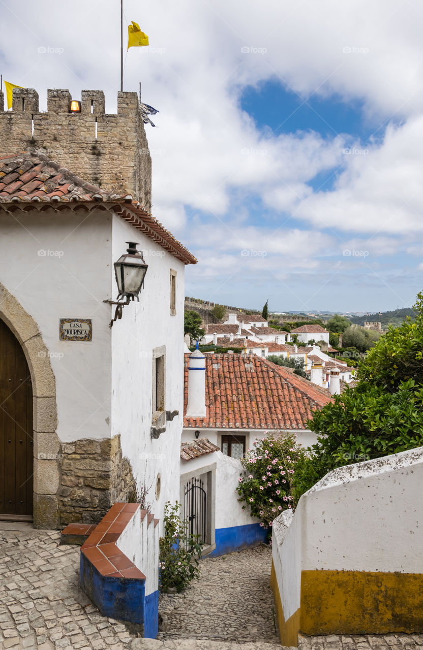 Beautiful streets in Portugal (Óbidos)