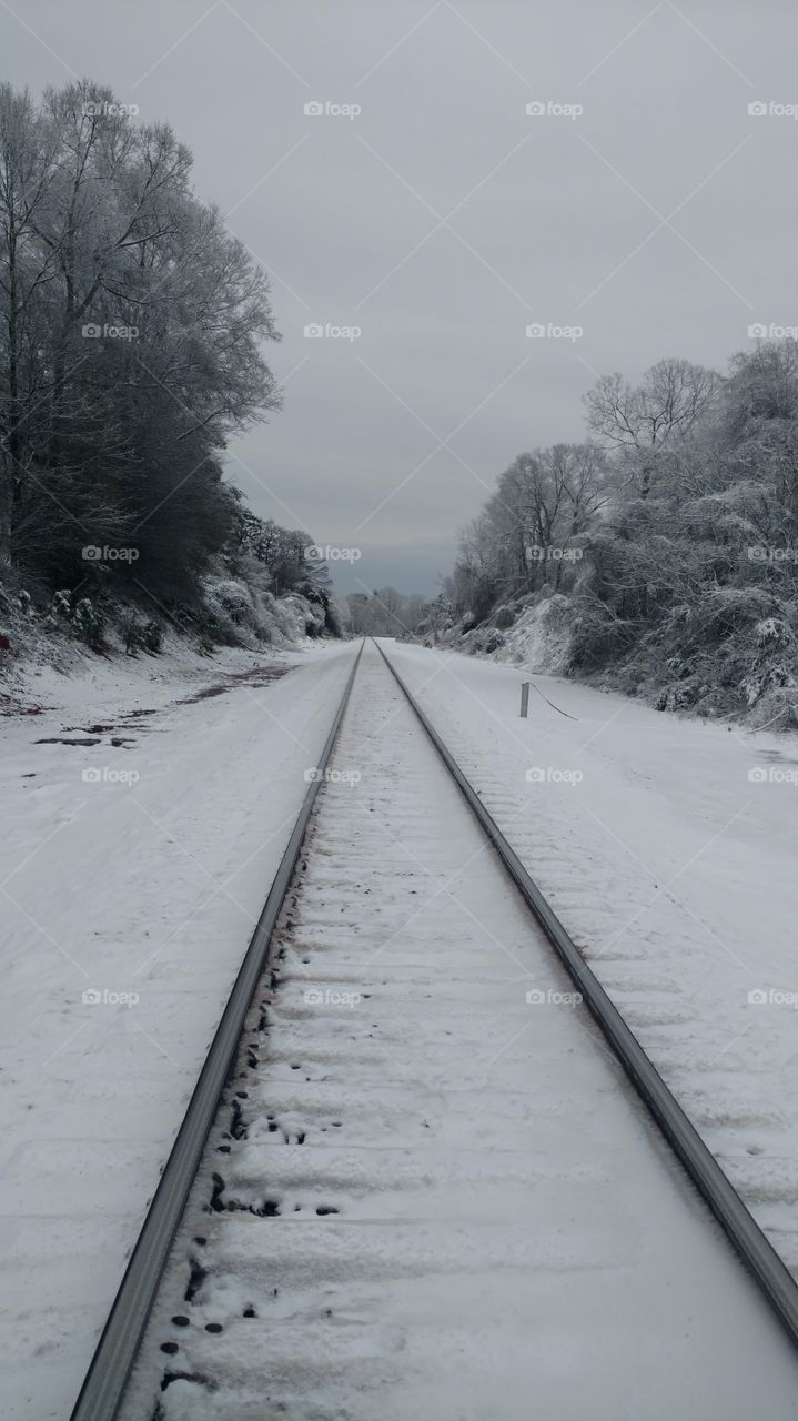Railroad Snow