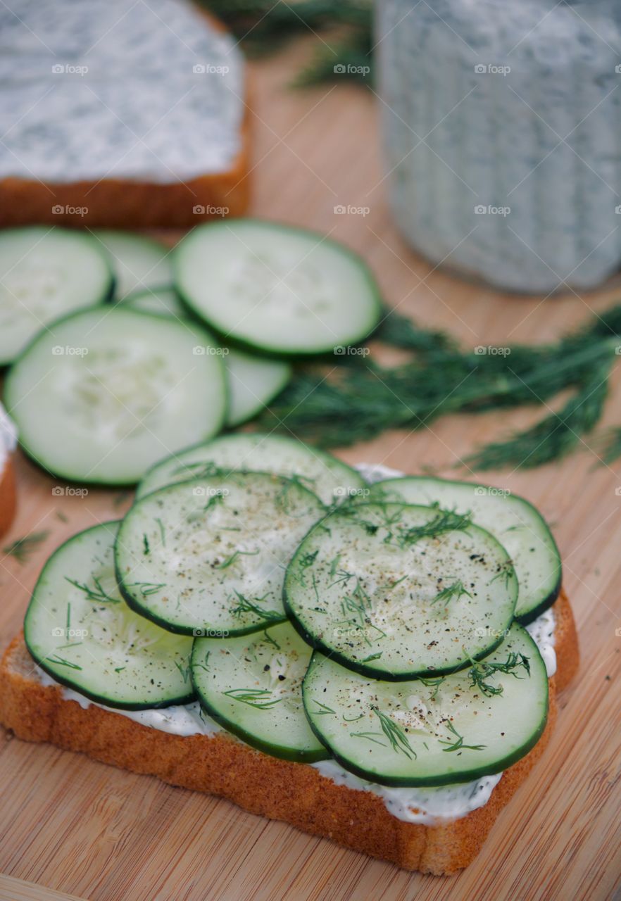 Cucumber Sandwiches 