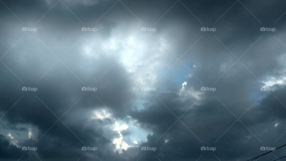 lovely clouds in the sky