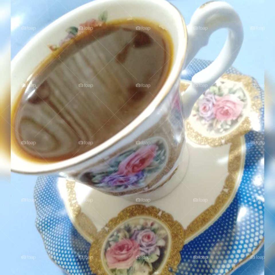 How wonderful the taste of coffee is in the morning
