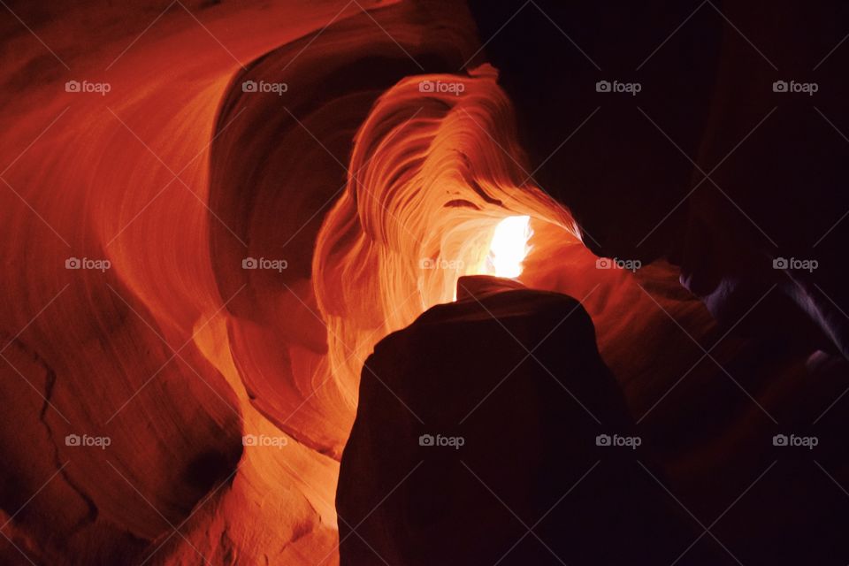 Antilope Canyon View from down there