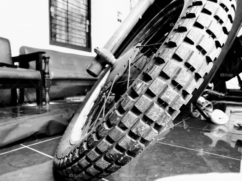 Semi trail motorcycle tires