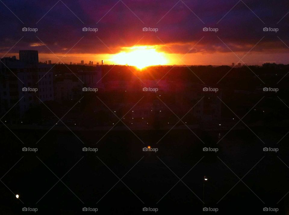 Sunset, Dawn, Evening, Sun, Light