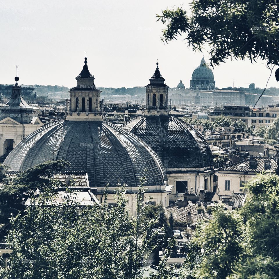 View from the hill in Rome