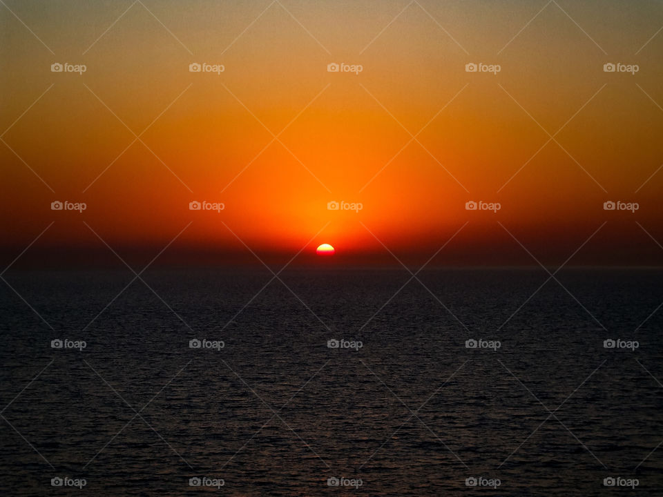 The view from the cruise ship 🚢🌅.