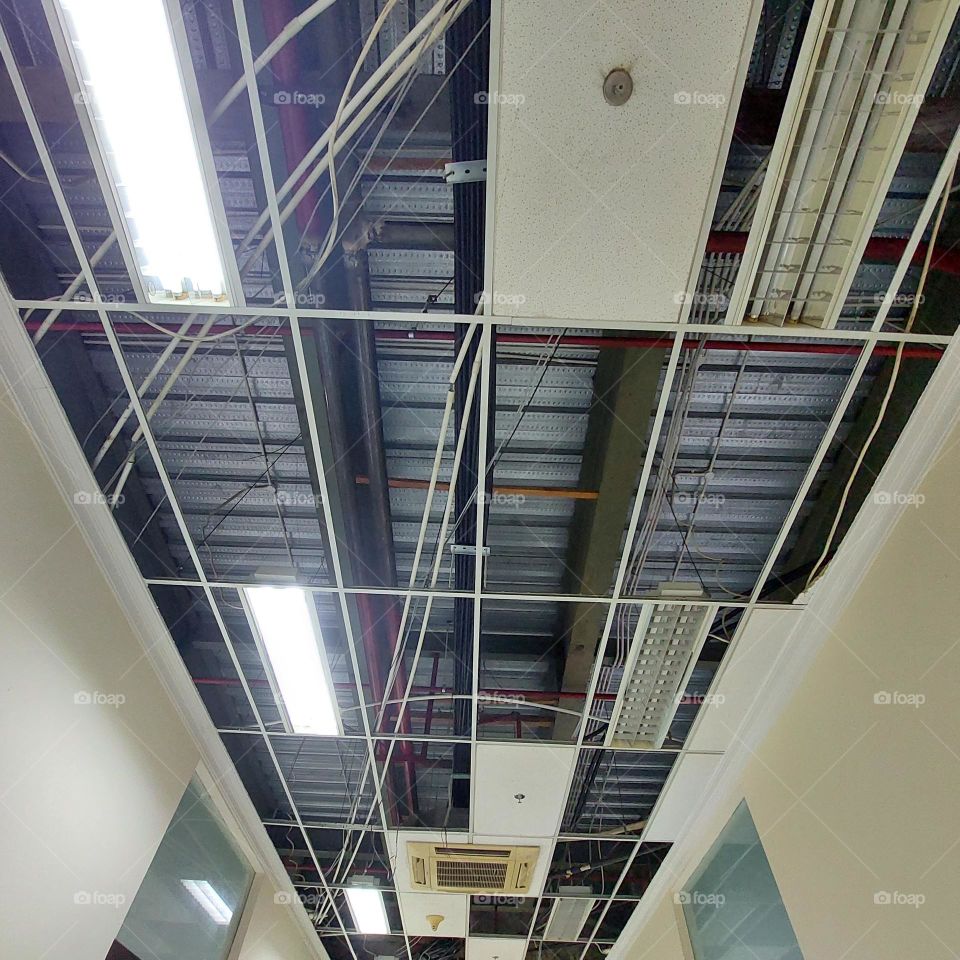 office building under renovation