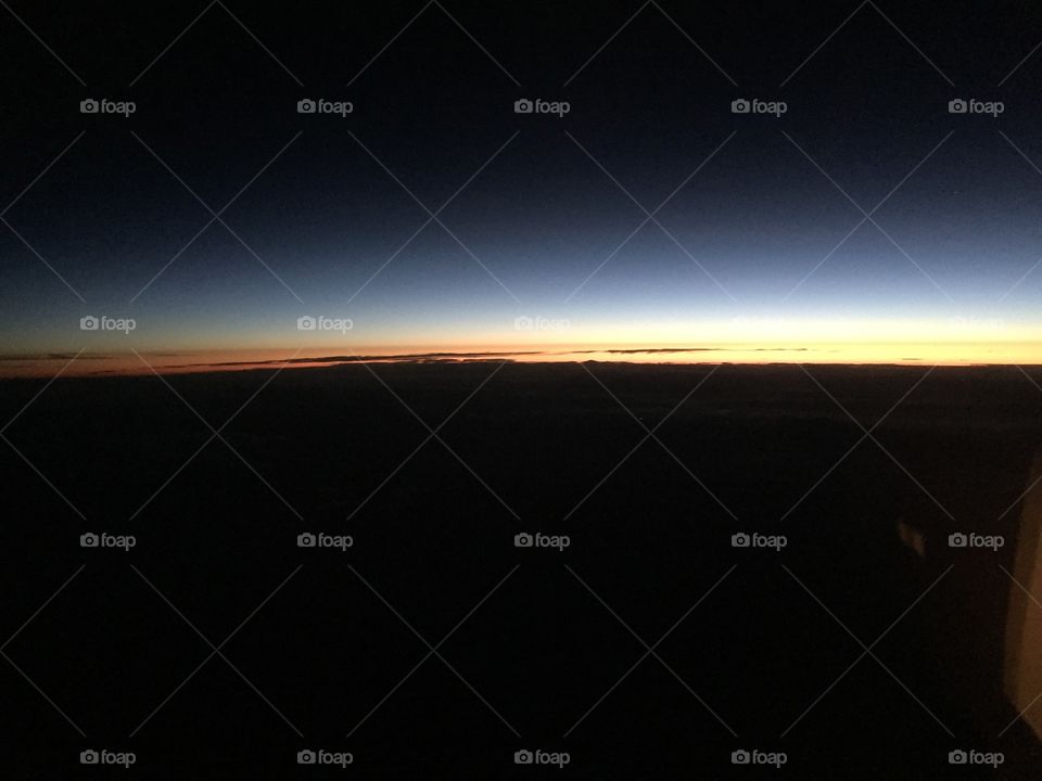 View of landscape during sunset