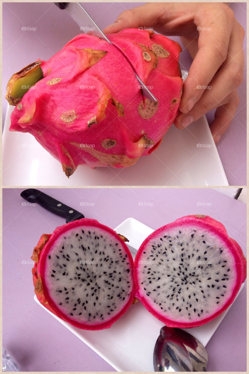 La Réunion: Dragon Fruit