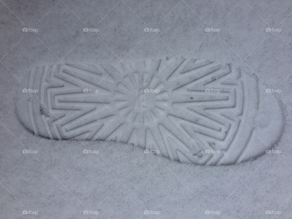 snow winter footprint perfect by alaskia271