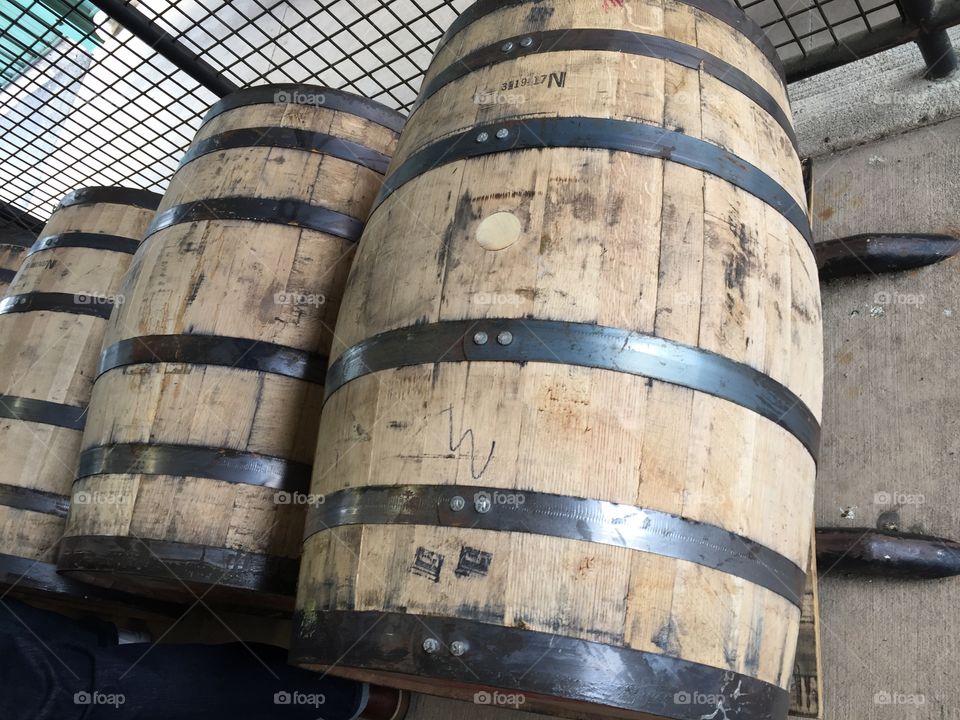 Bourbon barrels