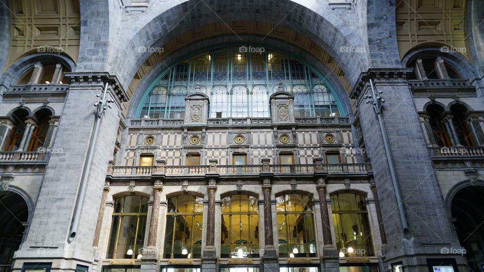 Centrale Train Station of Antwerp