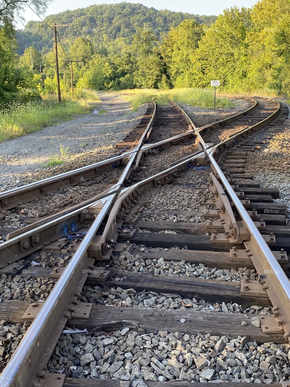 Pick your path train railroad tracks 