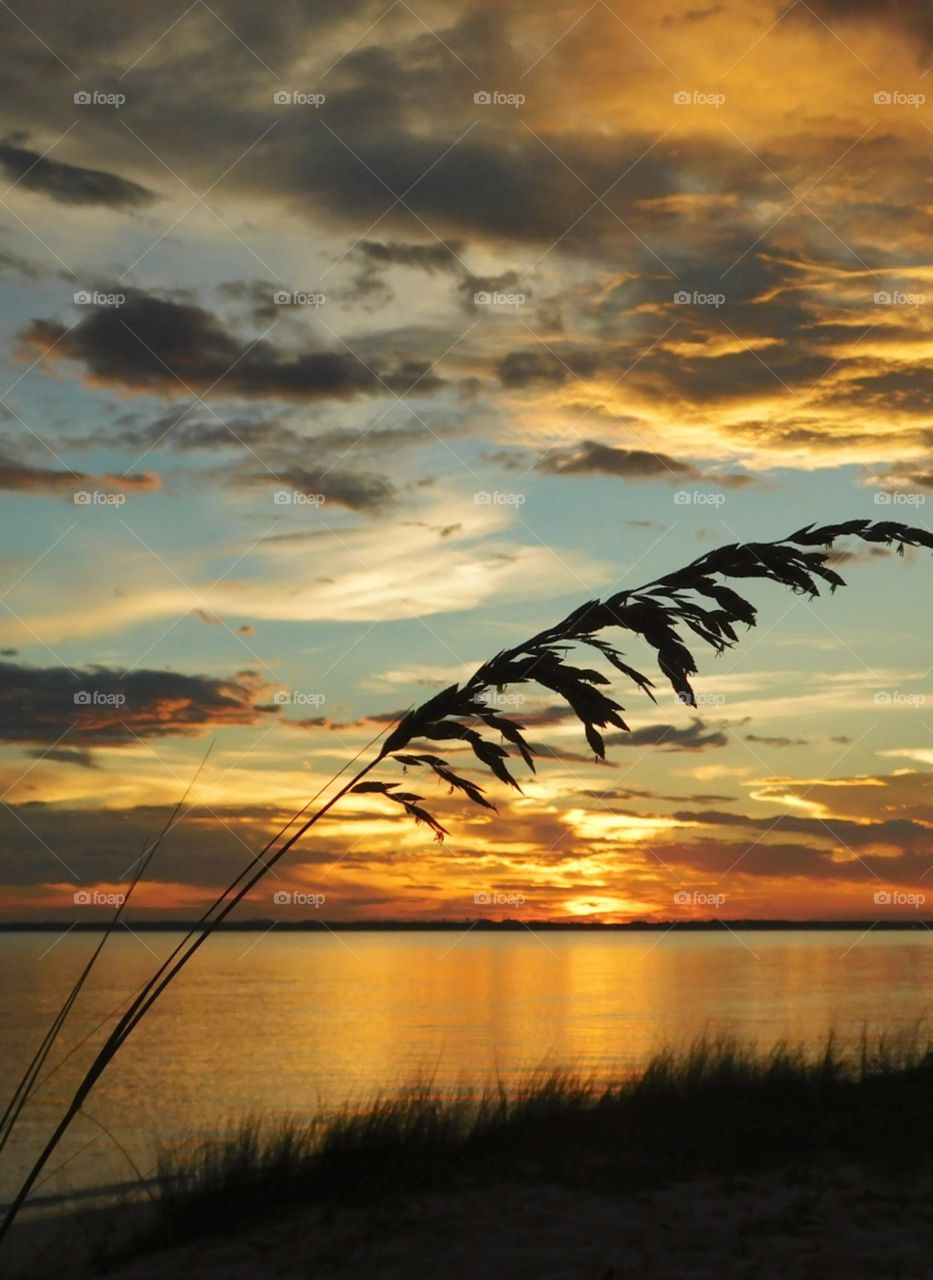 When the sun sets it creates blazing colors of pink, orange,burning reds purples, and golden yellows. One can only describe the sunset as incredibly beautiful.