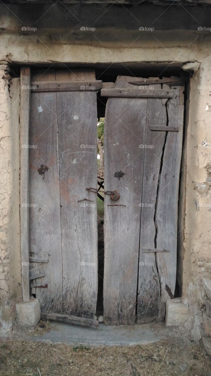 Old Home's Door in India