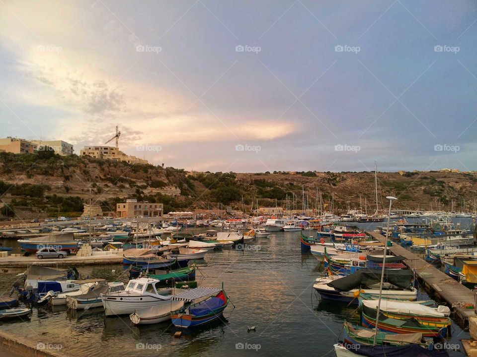Gozo Bay. My vacation to Malta Gozo bay