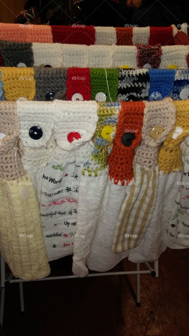 Handmade Crochet Top Towels