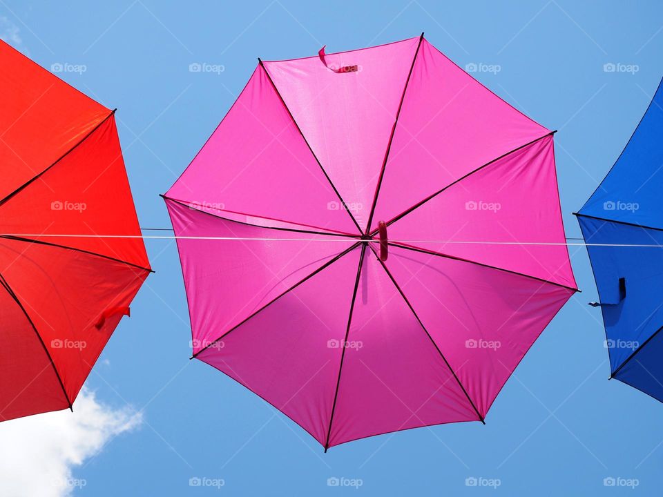 Pink unbrella
