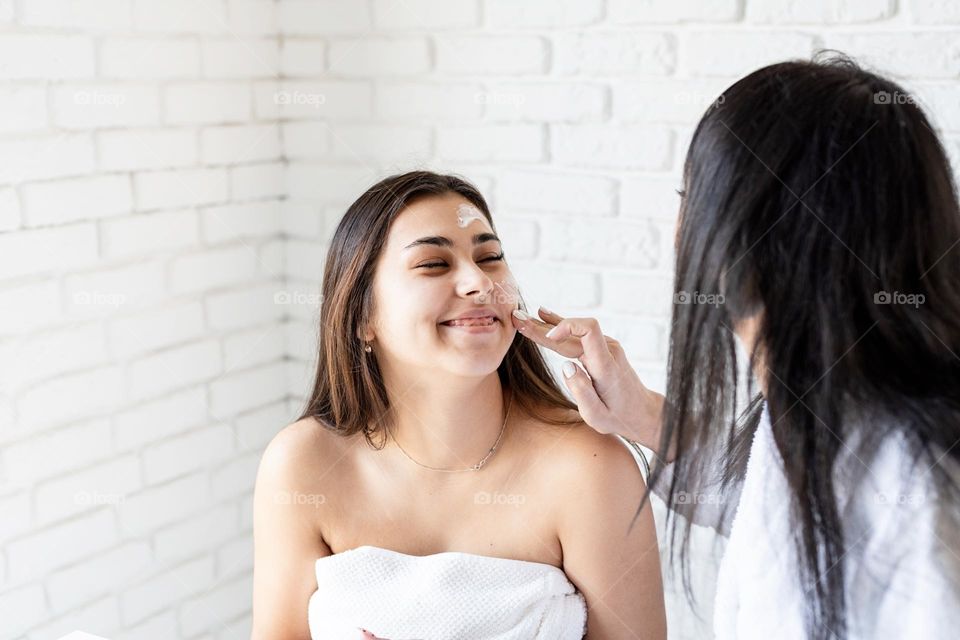 woman at spa salon