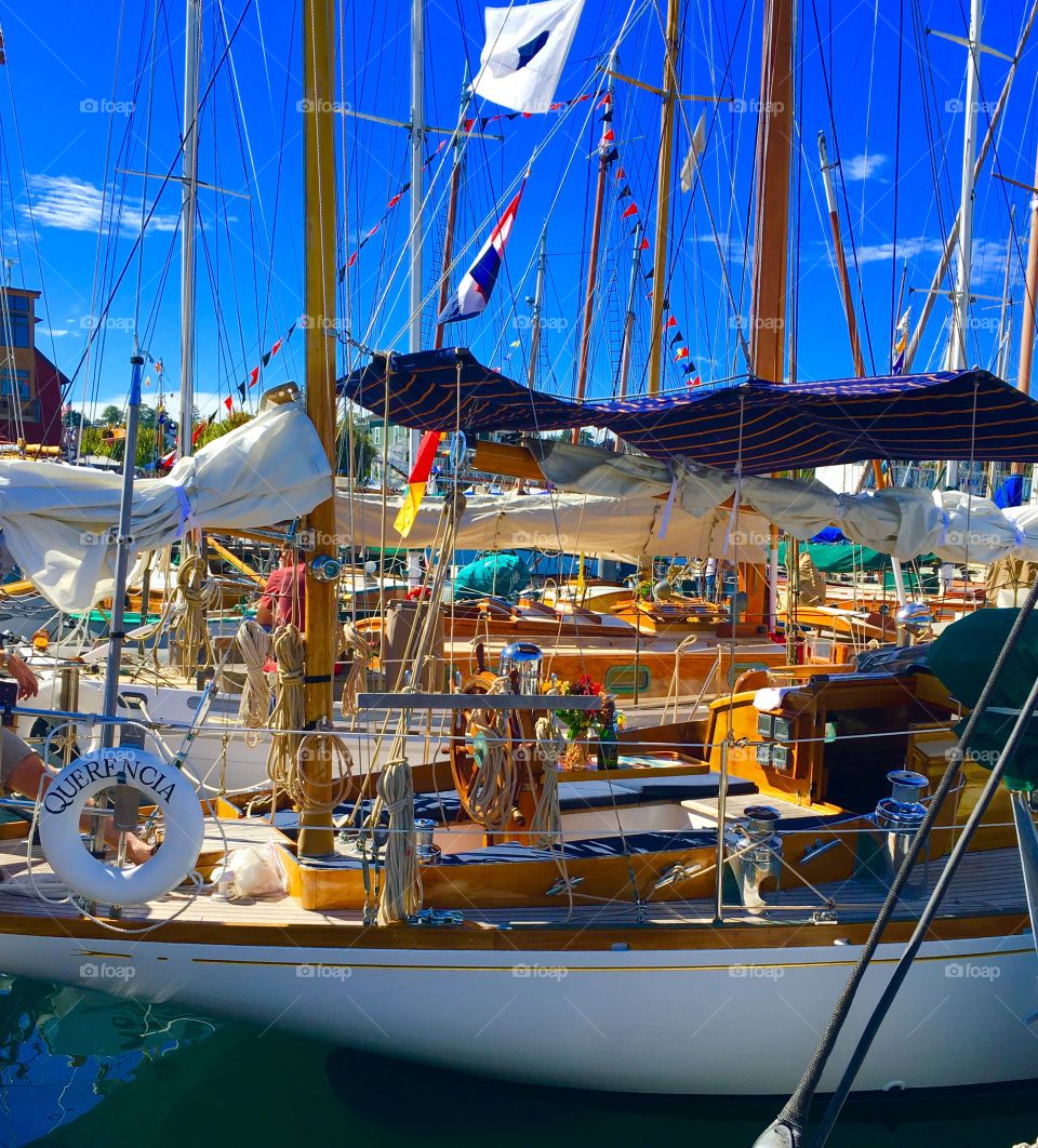 Wooden Sail Boats