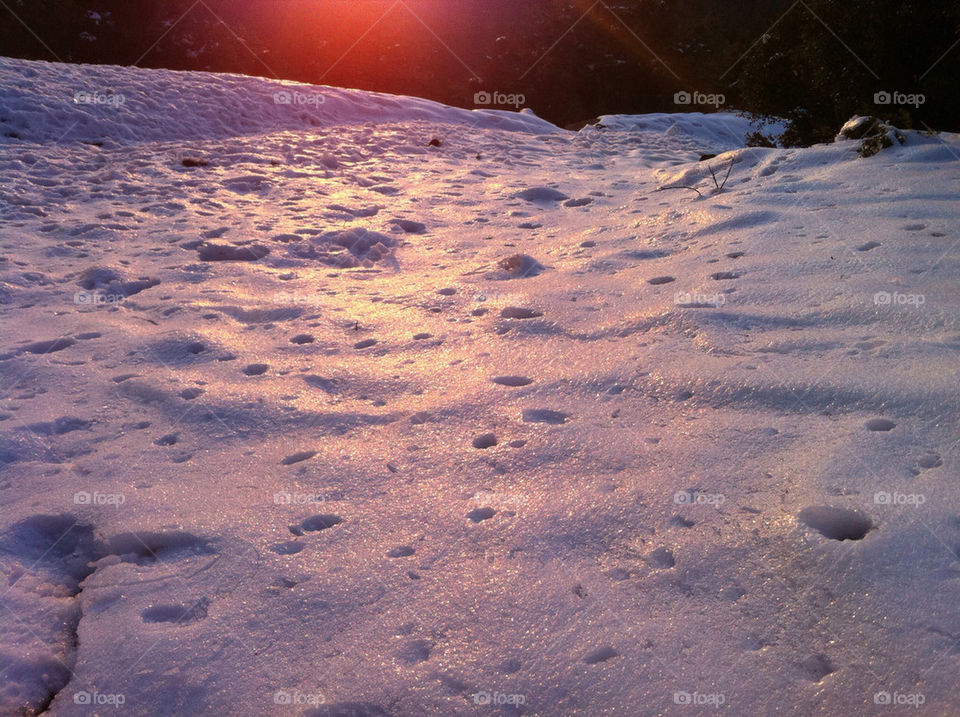 snow sea mountains california by emmanuelgr