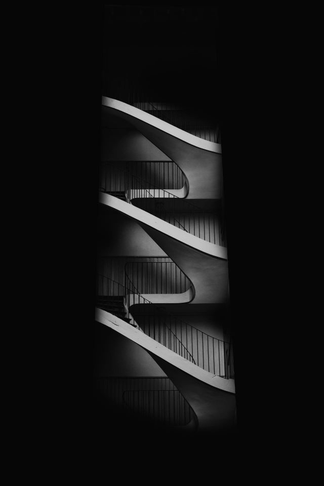 Stairs in the dark