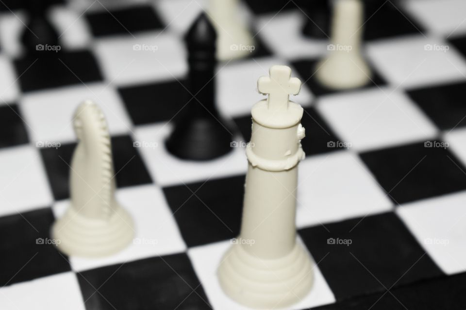 black and white battle