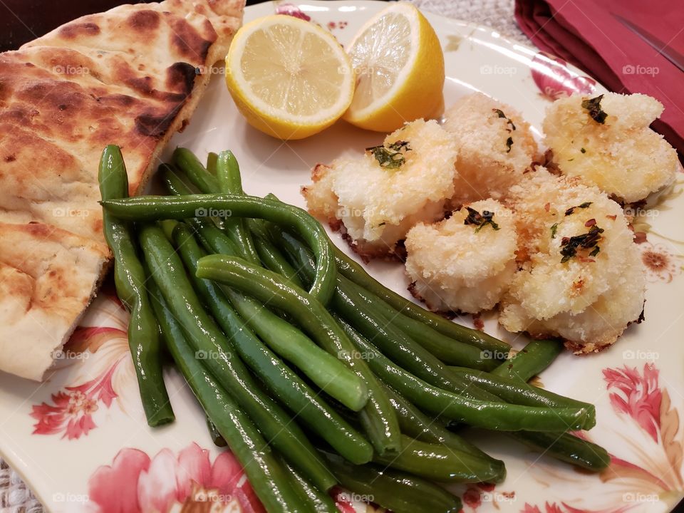 shrimp and asparagus