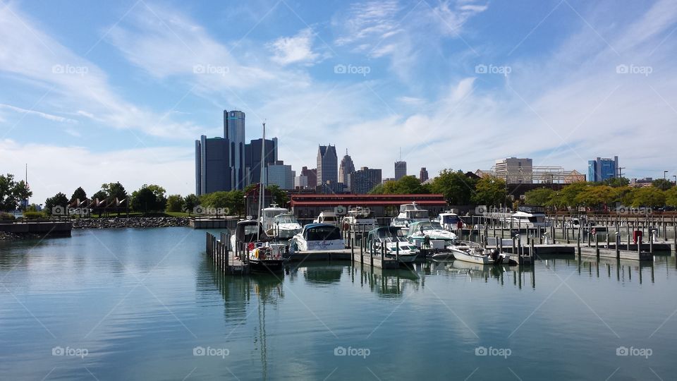 Detroit. Detroit skyline