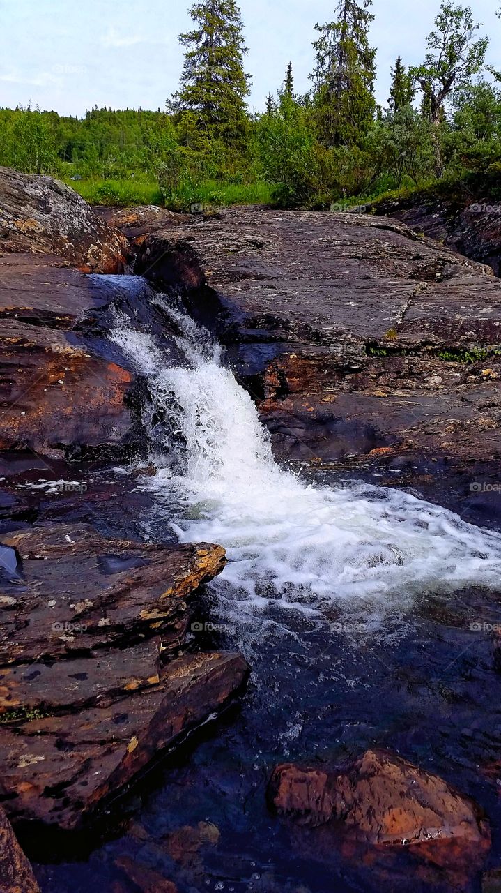 Mini waterfall