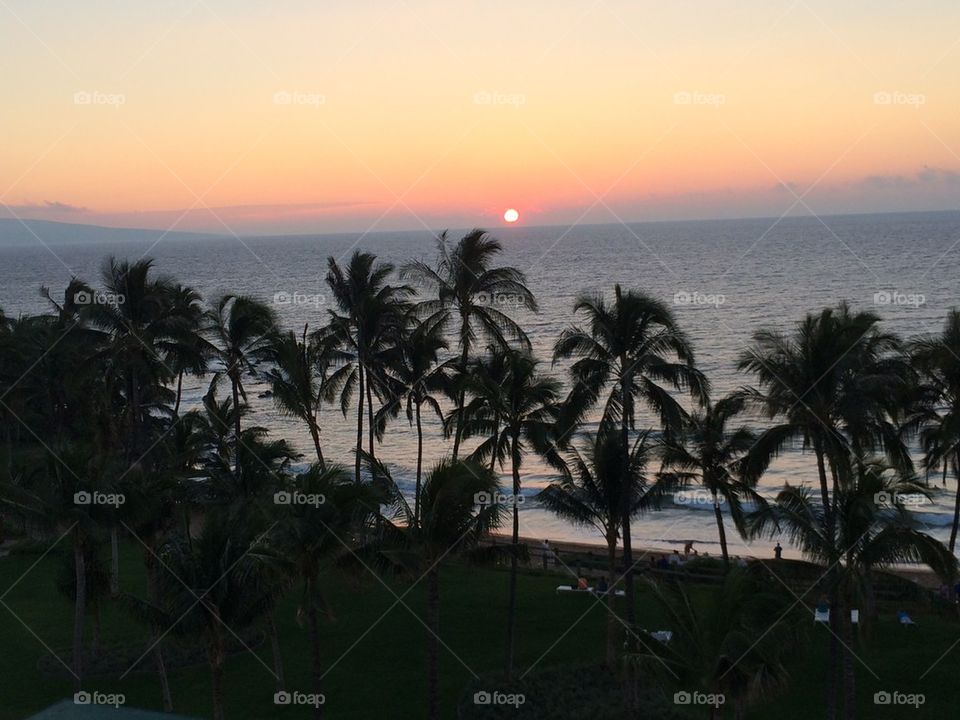 Sunset, Maui