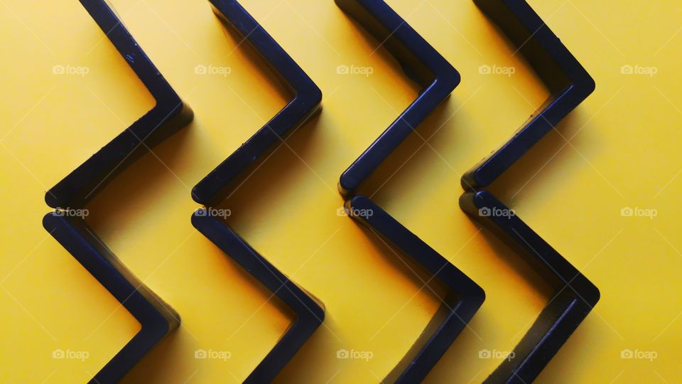 Pattern on yellow background