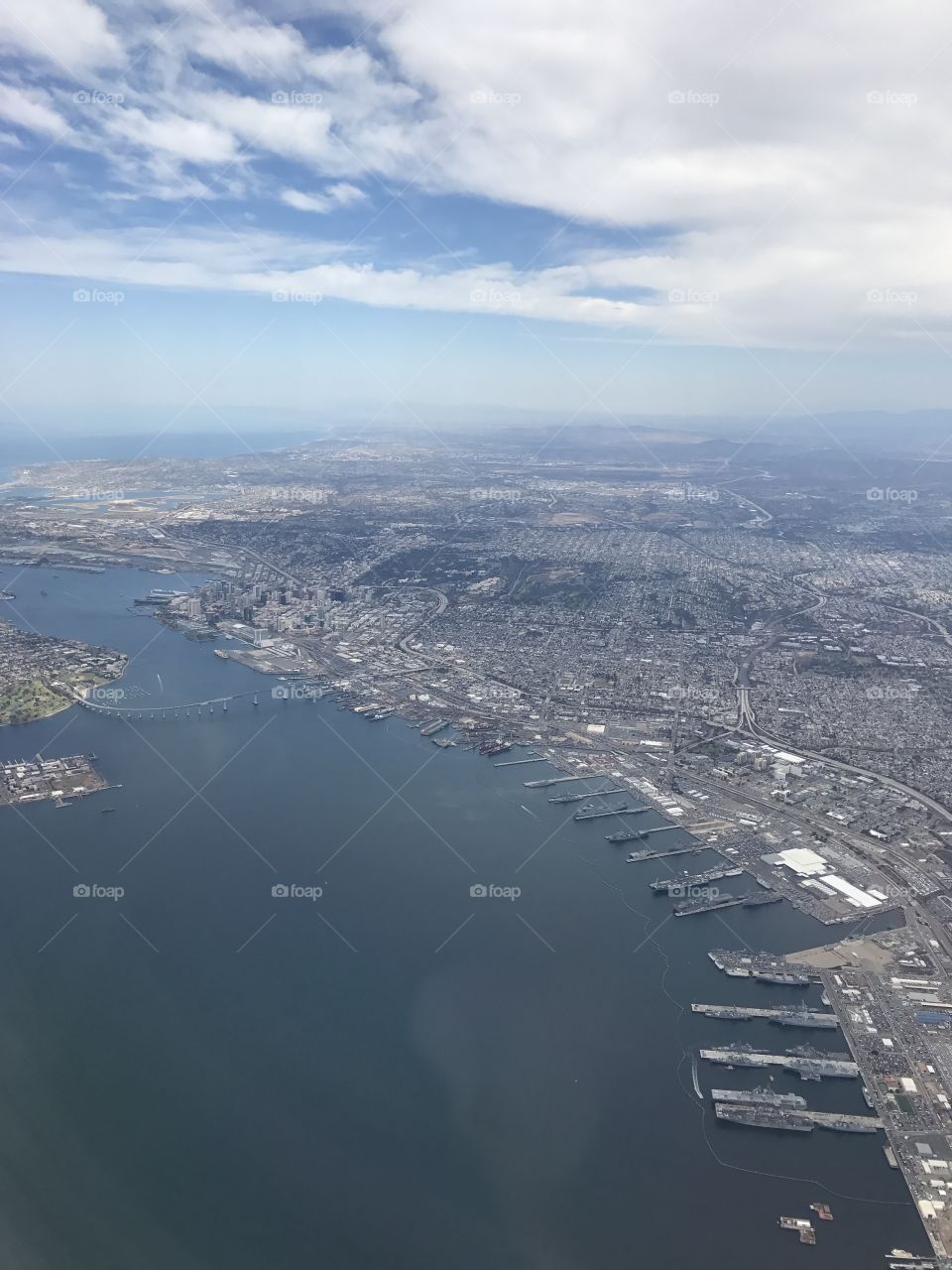San Diego from sky
