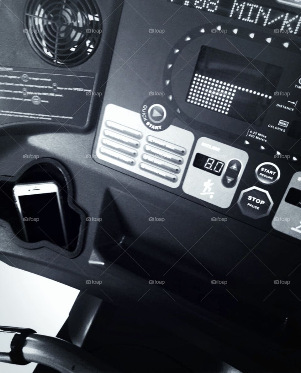 Treadmill and my iPhone..  