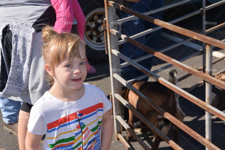 Petting zoo, Down syndrome, happiness