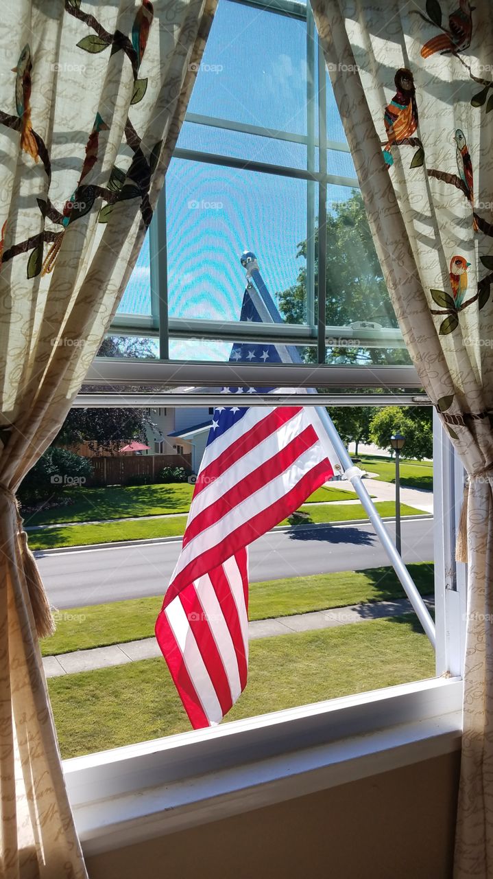 Americana...right outside my window