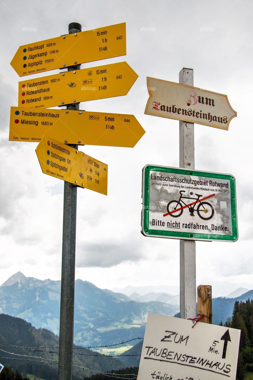 Sights at the top of taubenstein