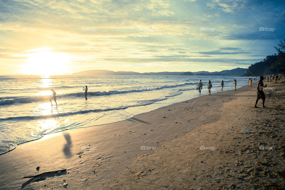 Hanging out the beaches of Thailand. 