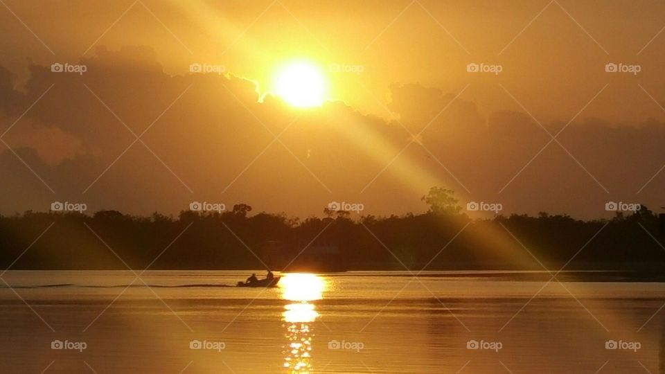 Fishermen at Sunrise