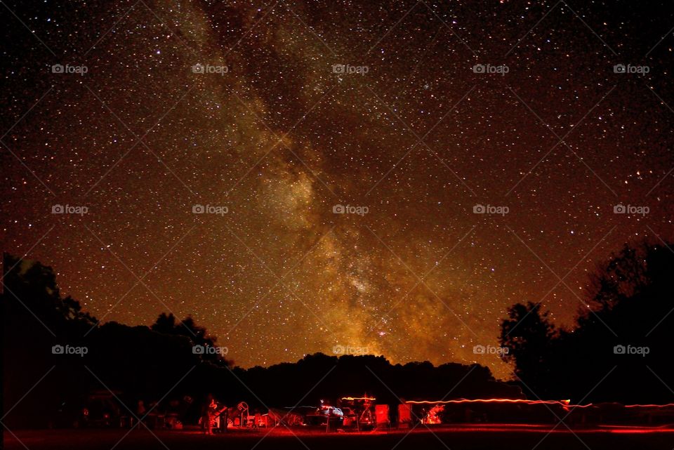 Milky Way with red. It was astronomy night at wildcat Mountain Wisconsin got some very nice shots 