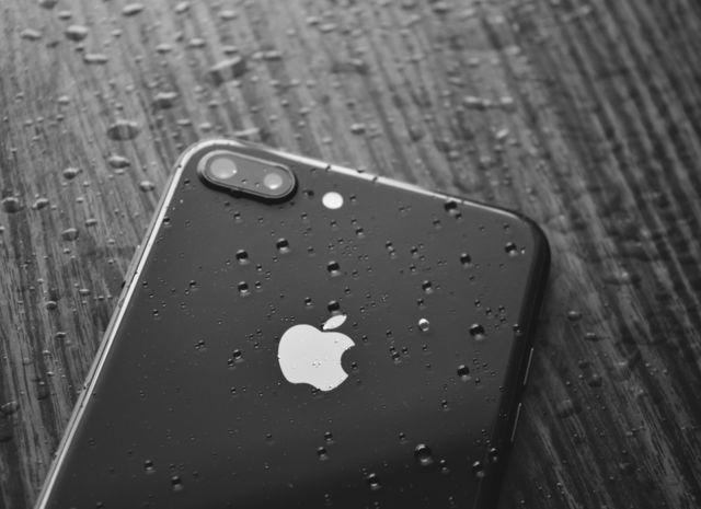 Closeup of IPhone 8 plus