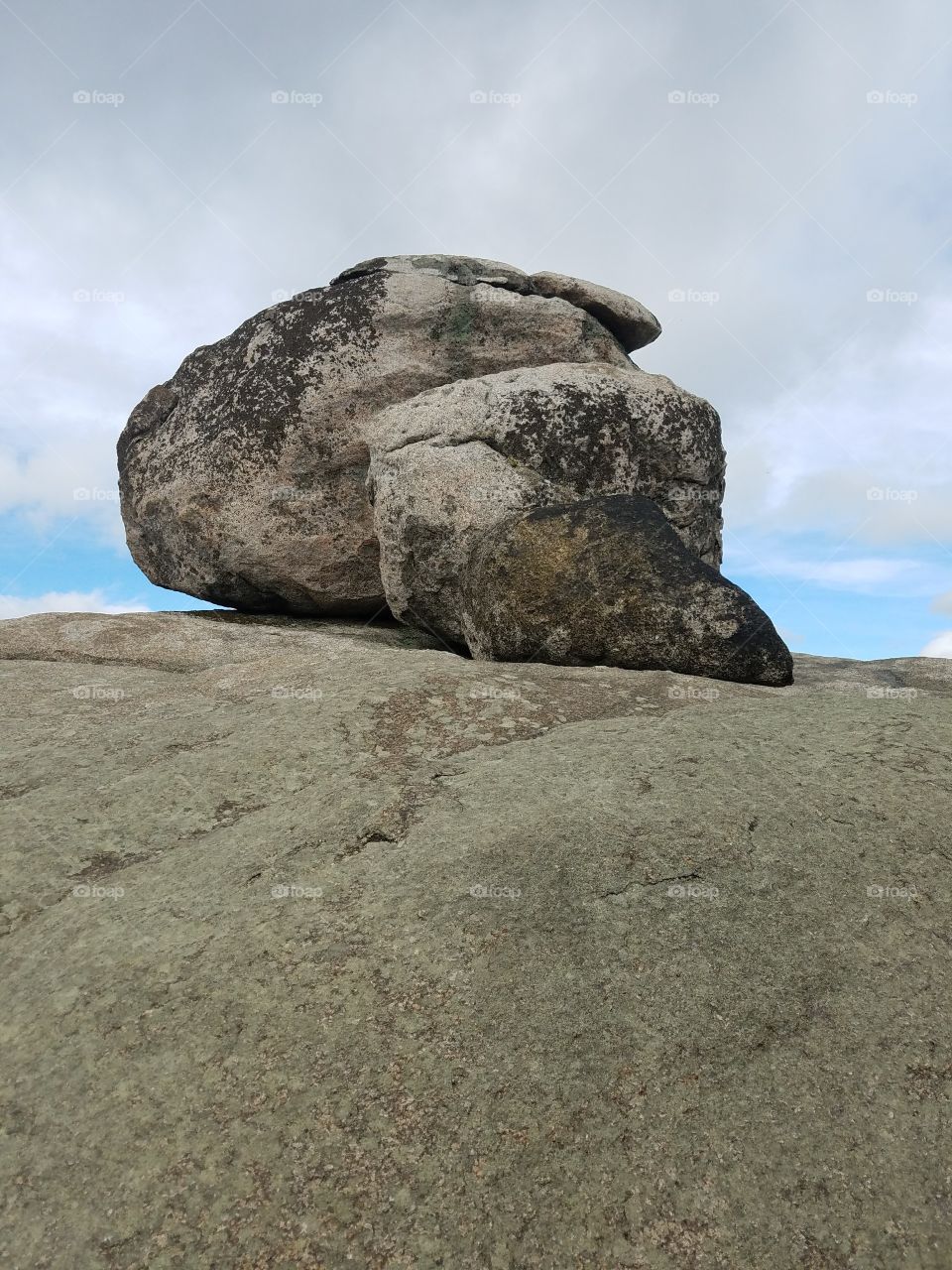 Boulder Rock in Balance