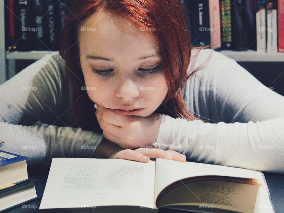 Girl reading