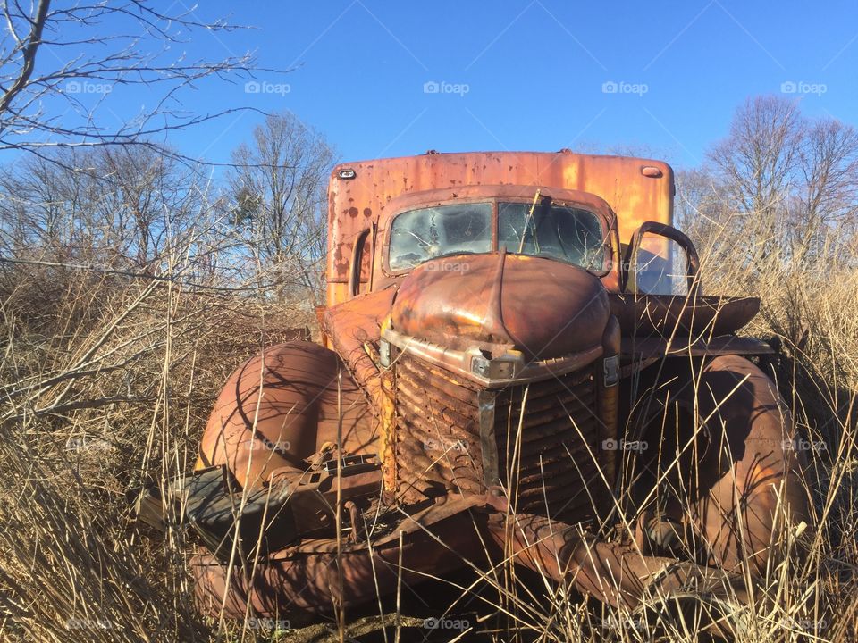 Abandoned, Vintage, No Person, Outdoors, Vehicle