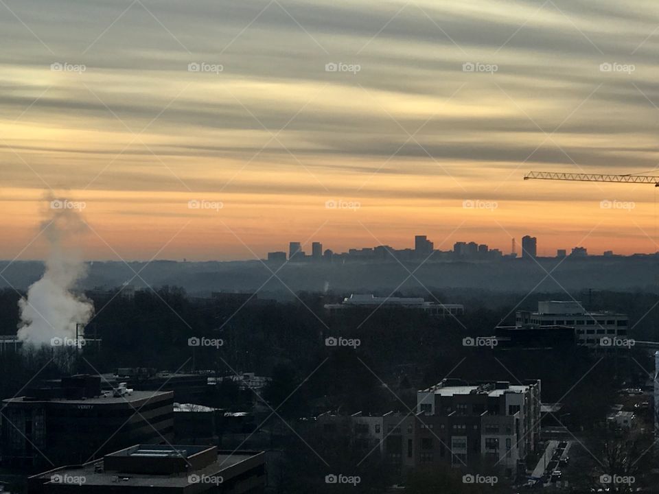 A city in the horizon 