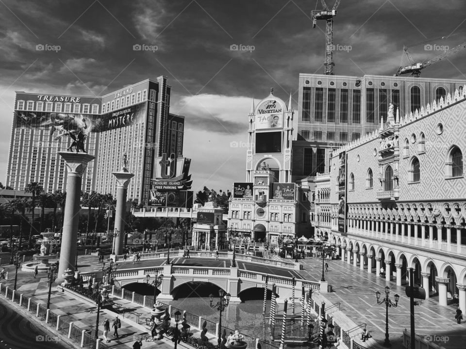 Vegas Baby! B&W