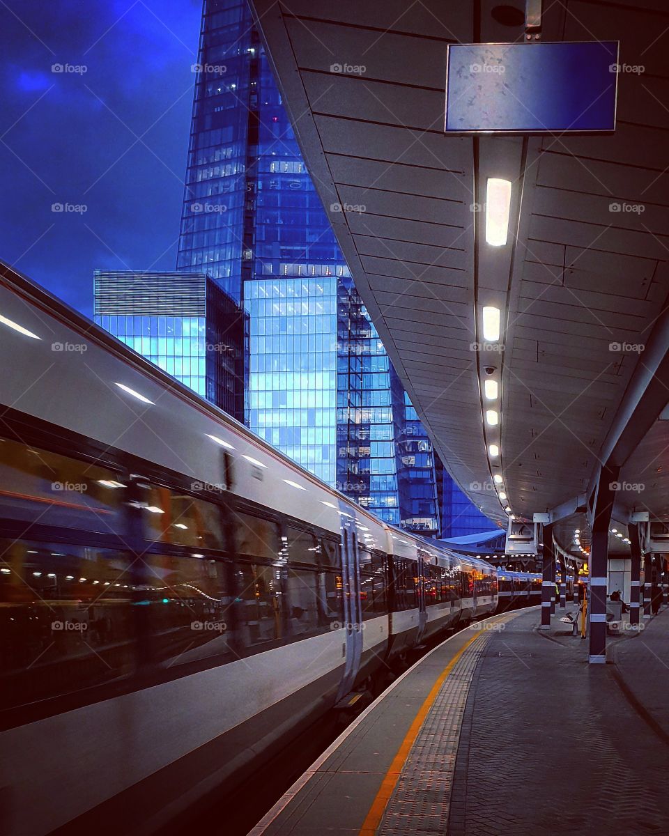 #london #bridge #station #architecture #buildings #blue