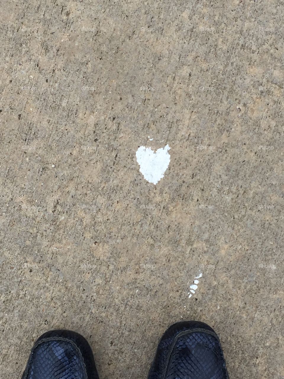 One week after my mom passed away and missing her, I found her in this white heart!