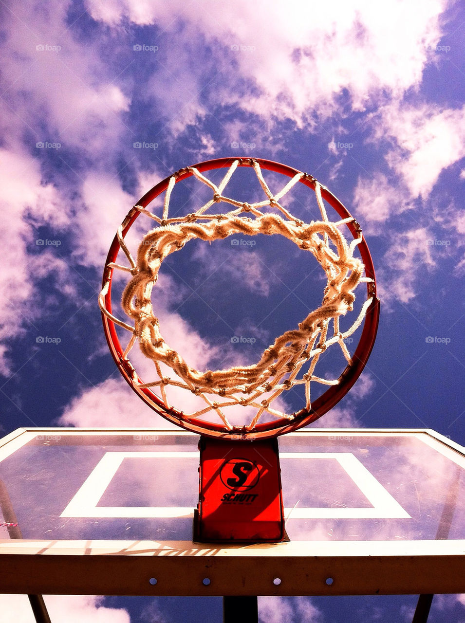 sky clouds sports basket by creative_bacon