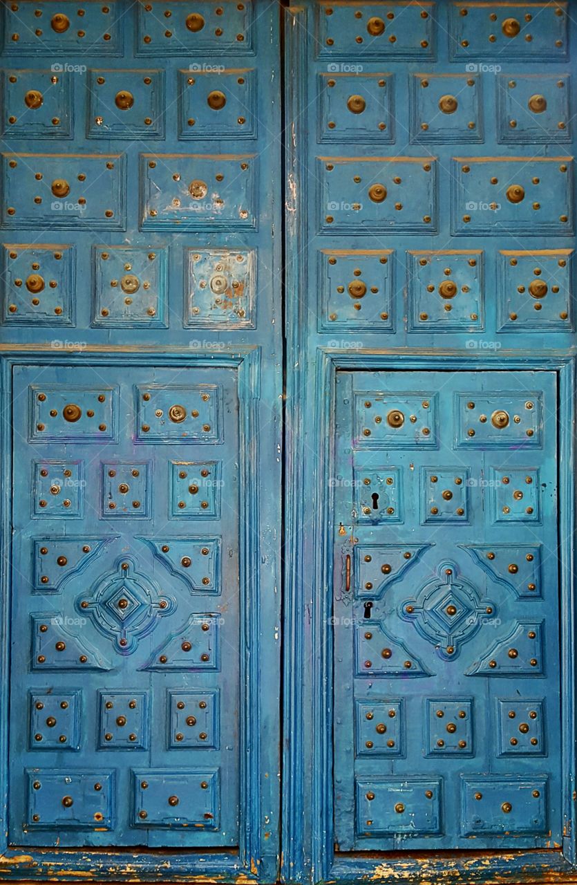 Door of the Church of Santa María Salomé, Santiago de Compostela